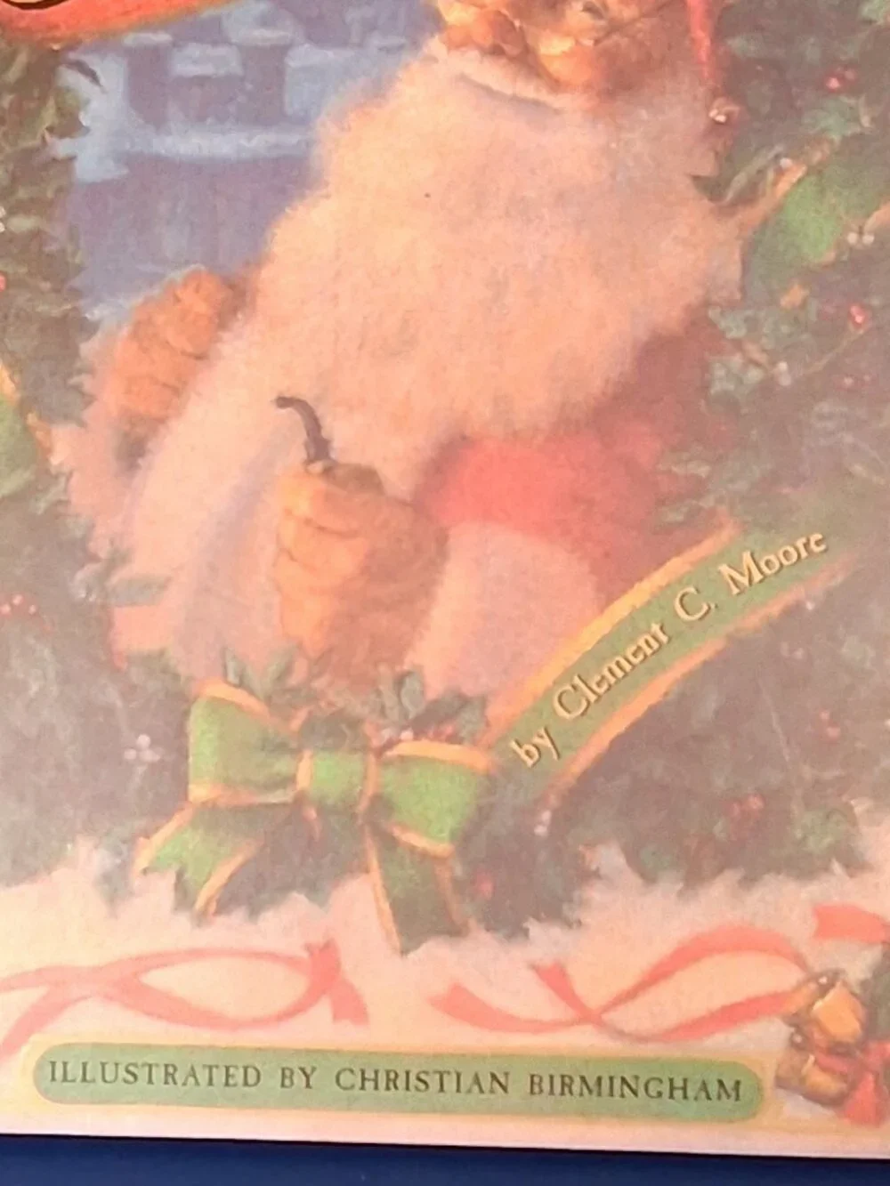Vintage The Night Before Christmas Classic Edition Hardcover Book 1995